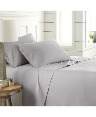 Southshore Fine Linens Chic Solids Ultra Soft 4-piece Bed Sheet Sets, Full In Gray