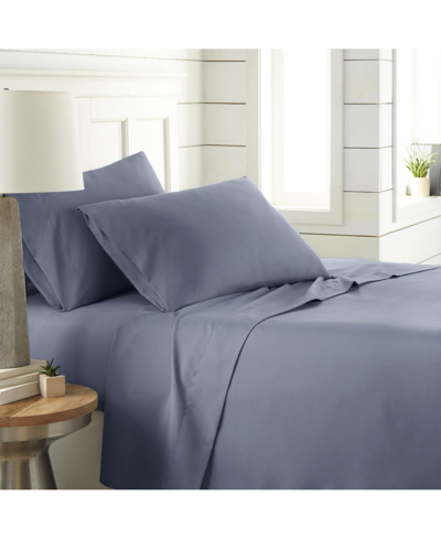 Southshore Fine Linens Chic Solids Ultra Soft 4-piece Bed Sheet Sets, Queen In Blue
