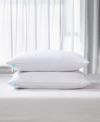 MARTHA STEWART WHITE FEATHER & DOWN MEDIUM/FIRM LYOCELL-AROUND 2-PACK PILLOW, KING