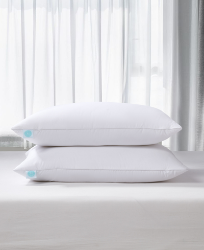 Martha Stewart White Feather & Down Medium/firm Lyocell-around 2-pack Pillows, King