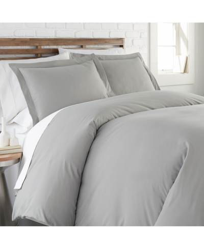 Southshore Fine Linens Ultra Soft Modern Duvet Cover And Sham Set, Queen In Dark Gray