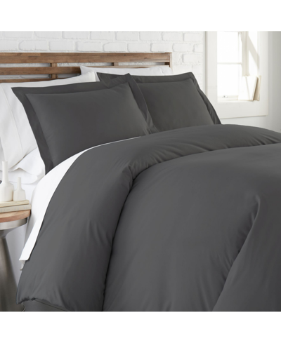 Southshore Fine Linens Ultra Soft Modern Duvet Cover And Sham Set, Twin In Slate