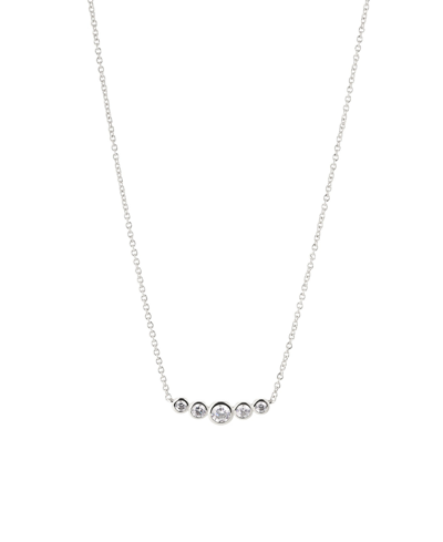 Eliot Danori Danori Women's Frontal Necklace, Created For Macy's In Silver-tone