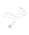 Swarovski Stella Star Pendant Necklace & Stud Earrings Set In White