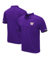 Colosseum Men's Purple Washington Huskies Logo Santry Polo Shirt In Purple