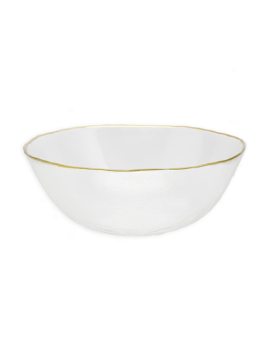 Classic Touch 8.5" D Clear Gold In Gold - Tone