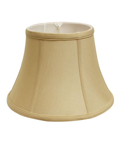 Macy's Cloth&wire Slant Shallow Drum Softback Lampshade With Washer Fitter In Tan