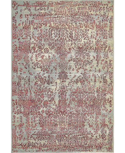 Bayshore Home Closeout!  Outdoor Pashio Pas6 5' 3" X 8' Area Rug In Red