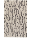 Simply Woven Enzo R8734 Black 2'6" X 8' Runner Rug In Black