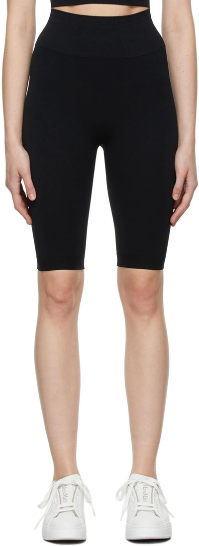 Vaara Black Essential Seamless Shorts