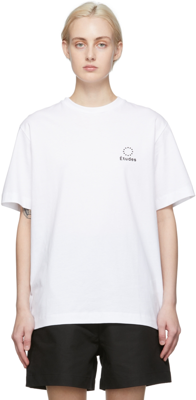 Etudes Studio White Wonder Logo T-shirt