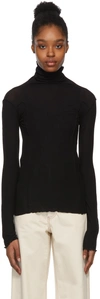 BASERANGE BLACK OMATO TURTLENECK