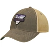 LEGACY ATHLETIC GRAY KANSAS STATE WILDCATS LEGACY POINT OLD FAVORITE TRUCKER SNAPBACK HAT
