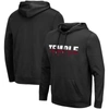 Colosseum Black Temple Owls Lantern Pullover Hoodie In Black