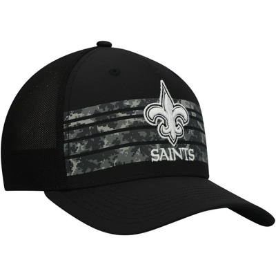 47 ' Black New Orleans Saints Gaven Mvp Trucker Snapback Hat
