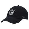 47 Brand '47 Black Las Vegas Raiders Clean Up Legacy Adjustable Hat In Black
