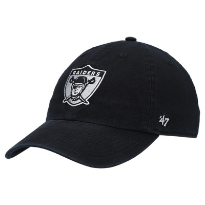 47 ' Black Las Vegas Raiders Clean Up Legacy Adjustable Hat