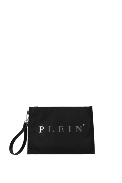 Philipp Plein Clutches Fabric In Black