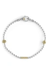 Lagos Caviar Icon Bracelet In Silver