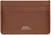 A.P.C. NAVY ANDRE CARD HOLDER