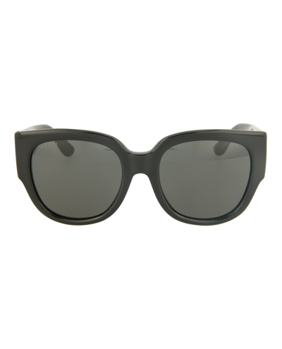 Gucci Square/rectangle Sunglasses In Black