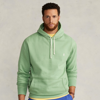 Polo Ralph Lauren Cotton Blend Fleece Solid Classic Fit Hoodie In Outback Green