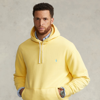 Polo Ralph Lauren Cotton Blend Fleece Solid Classic Fit Hoodie In Empire Yellow