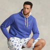 Polo Ralph Lauren Cotton Blend Fleece Solid Classic Fit Hoodie In Liberty Blue