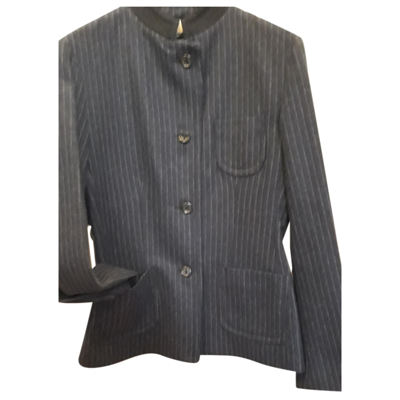 Pre-owned Marina Yachting Wool Blazer In Blue