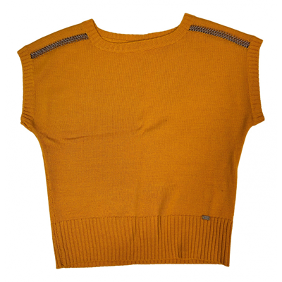 Pre-owned Iceberg Wool T-shirt In Yellow