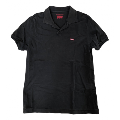 Pre-owned Levi's Polo Shirt In Black