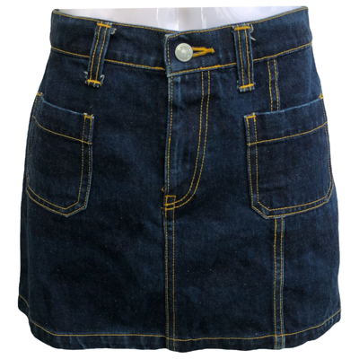 Pre-owned Hysteric Glamour Mini Skirt In Blue