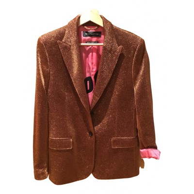 Pre-owned Department 5 Blazer In Brown