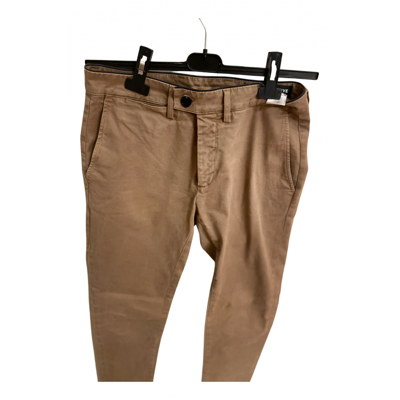 Pre-owned Department 5 Trousers In Camel