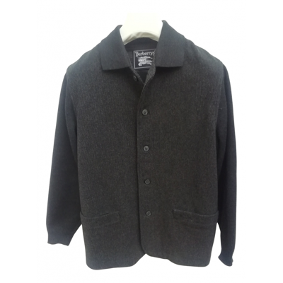 Pre-owned Burberry Wool Knitwear & Sweatshirt In Anthracite