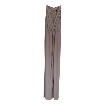 Pre-owned Jenny Packham Maxi Dress In Grey