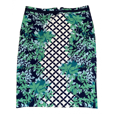 Pre-owned Boden Mid-length Skirt In Green