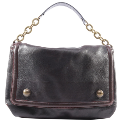 Pre-owned Lanvin Leather Bag In Brown