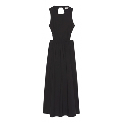 Pre-owned Ottod'ame Maxi Dress In Black