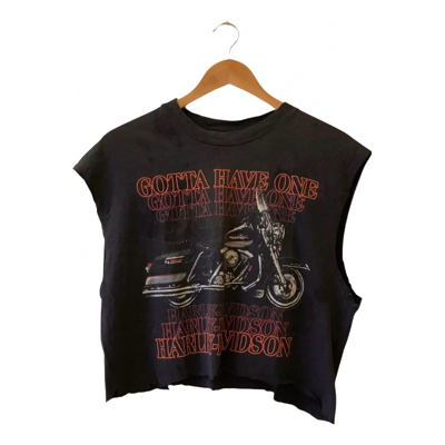 Pre-owned Harley Davidson T-shirt In Black