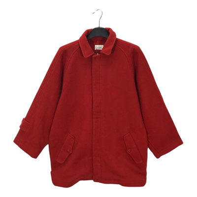 Pre-owned Yohji Yamamoto Wool Jacket In Red