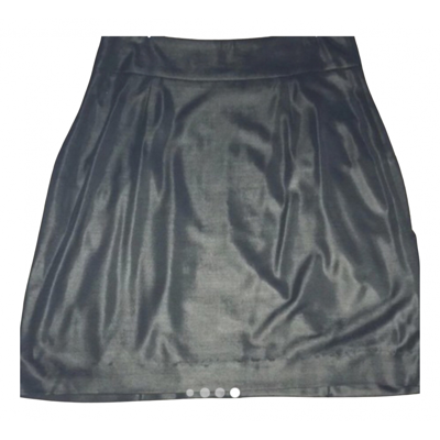 Pre-owned Balenciaga Mini Skirt In Anthracite