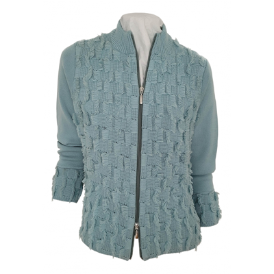 Pre-owned Renato Balestra Wool Knitwear In Turquoise