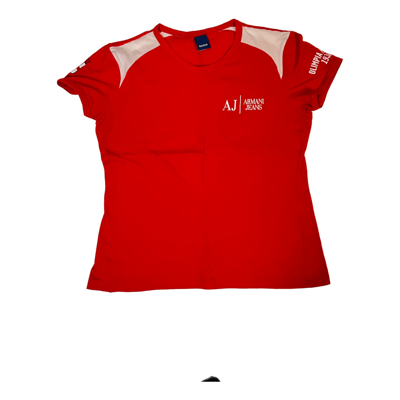 Pre-owned Reebok T-shirt In Red