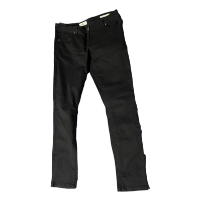 Pre-owned Silvian Heach Slim Pants In Black