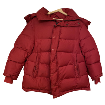 Pre-owned Balenciaga Coat In Red