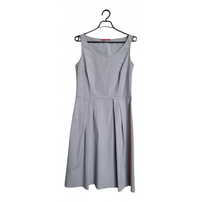 Pre-owned Prada Mid-length Dress In Grey