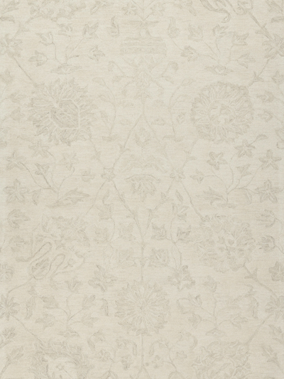 Addison Rugs Addison Harlow Vintage Hand Tufted Wool Rug In White
