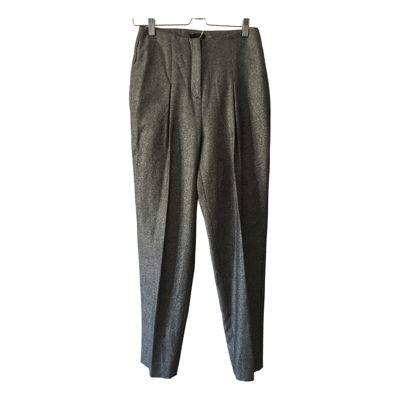Pre-owned Ermanno Scervino Carot Pants In Grey