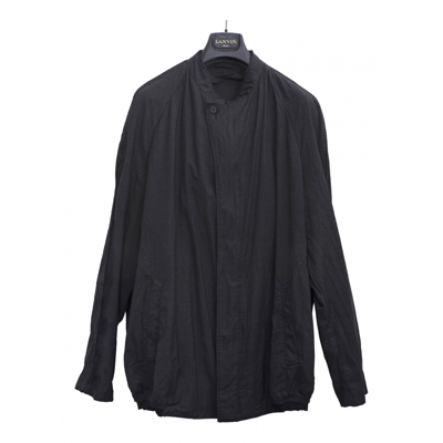 Pre-owned Lanvin Wool Jacket In Anthracite